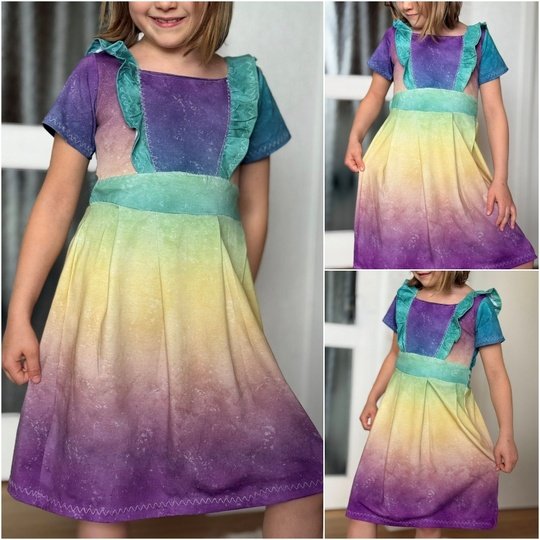 E-Book Schnittmuster Blütenglanz Tunika/Kleid Gr. 86 bis 164