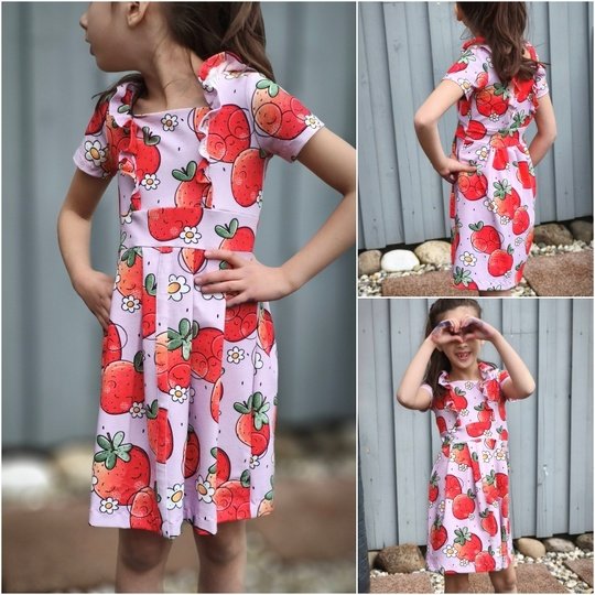 E-Book Schnittmuster Blütenglanz Tunika/Kleid Gr. 86 bis 164