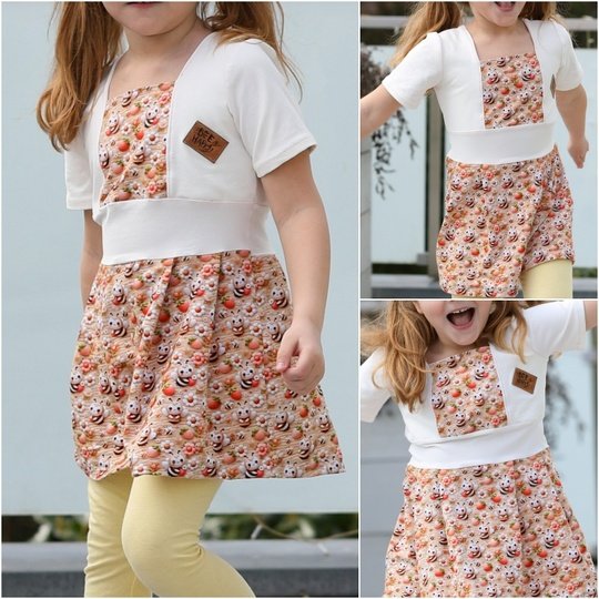 E-Book Schnittmuster Blütenglanz Tunika/Kleid Gr. 86 bis 164