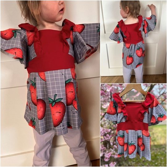 E-Book Schnittmuster Blütenglanz Tunika/Kleid Gr. 86 bis 164