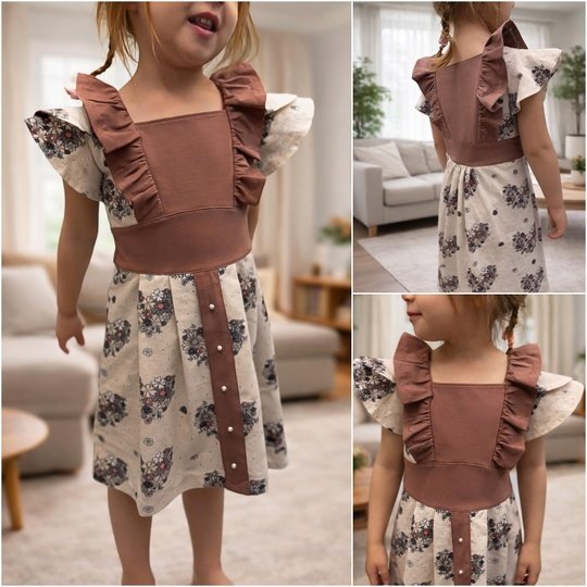 E-Book Schnittmuster Blütenglanz Tunika/Kleid Gr. 86 bis 164