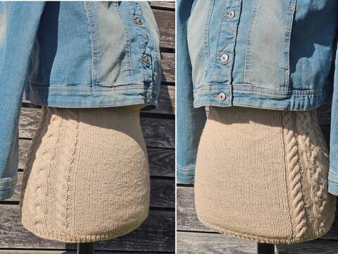 Strickanleitung Hüftschmeichler / Rock Leya