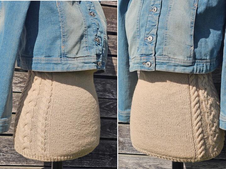 Strickanleitung Hüftschmeichler / Rock Leya