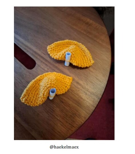 Crochet Pattern Fortune Cookie