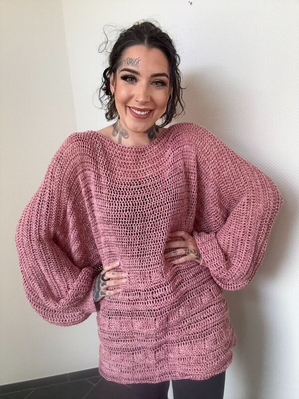 Häkelanleitung OVERSIZE-KUSCHELPULLI "GREAT FAIRY" - Bild 6