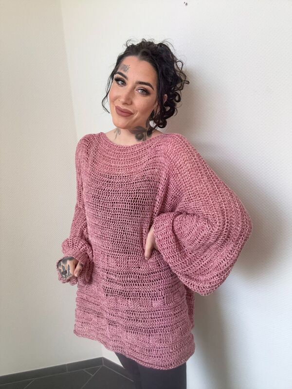 Häkelanleitung OVERSIZE-KUSCHELPULLI "GREAT FAIRY" - Bild 2