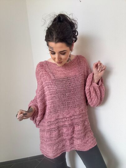 Häkelanleitung OVERSIZE-KUSCHELPULLI "GREAT FAIRY"