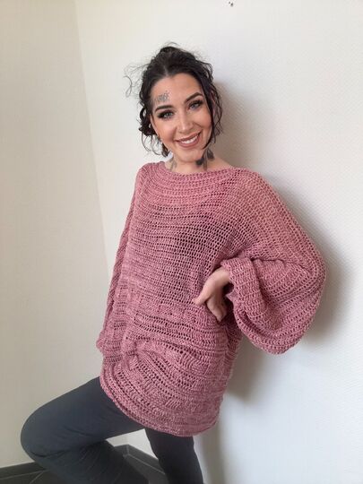 Häkelanleitung OVERSIZE-KUSCHELPULLI "GREAT FAIRY"