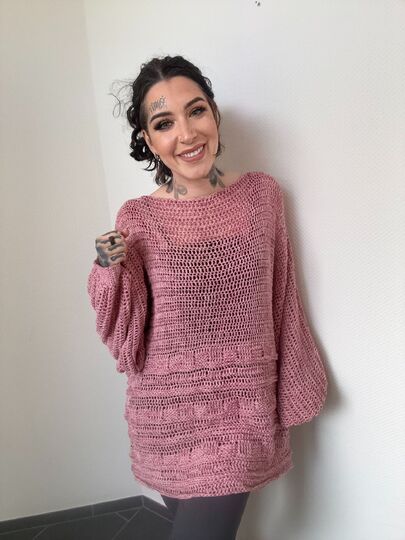 Häkelanleitung OVERSIZE-KUSCHELPULLI "GREAT FAIRY"