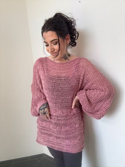 Häkelanleitung OVERSIZE-KUSCHELPULLI "GREAT FAIRY"