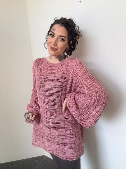 Häkelanleitung OVERSIZE-KUSCHELPULLI "GREAT FAIRY"