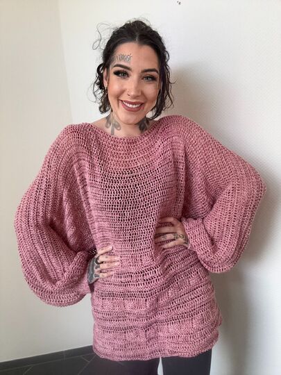 Häkelanleitung OVERSIZE-KUSCHELPULLI "GREAT FAIRY"