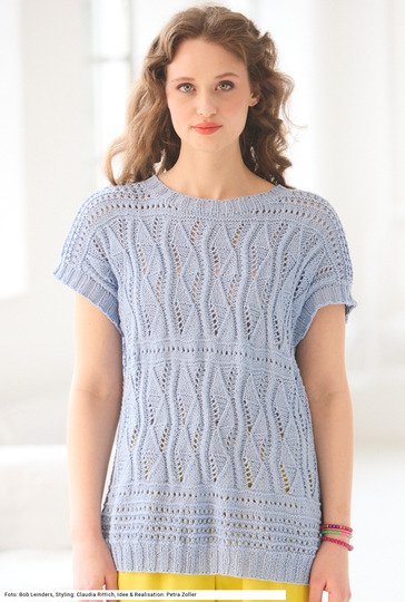 Shirt mit Ajourmuster