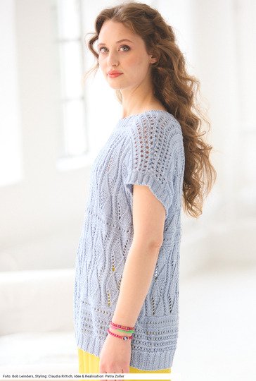 Shirt mit Ajourmuster