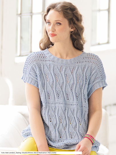 Shirt mit Ajourmuster