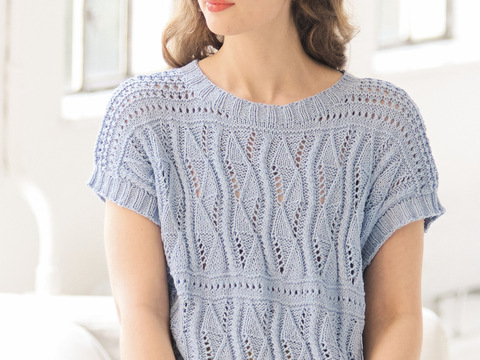 Shirt mit Ajourmuster