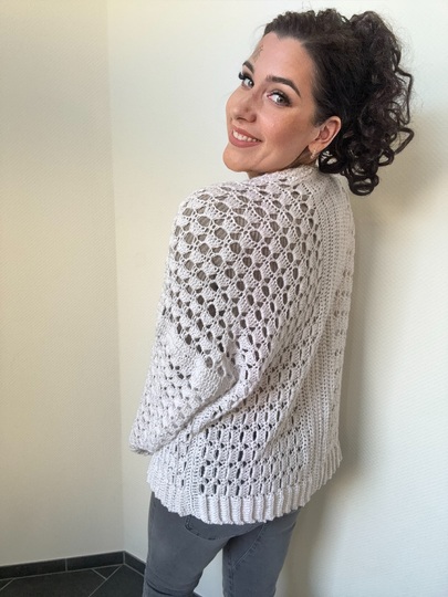 Häkelanleitung JACKE "WHITE DIAMOND"