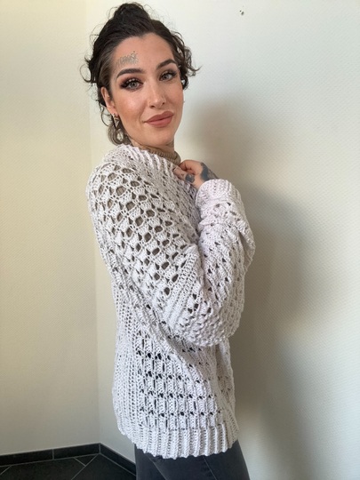 Häkelanleitung JACKE "WHITE DIAMOND"