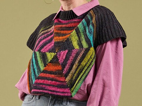 SCHULTERWÄRMER GABI, GEHÄKELT