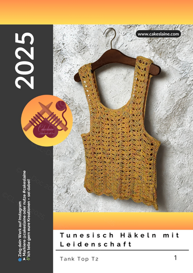 Tunisian Crochet Tank Top in Shell Pattern - Intermediate