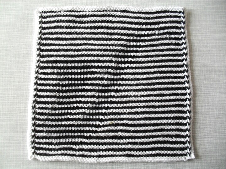 Musik - Saxophon in Schattenstricktechnik als Spüli mit dem besonderen Rand