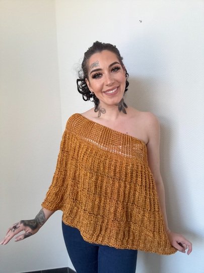 Häkelanleitung Poncho "GODDESS OF SUNSET"