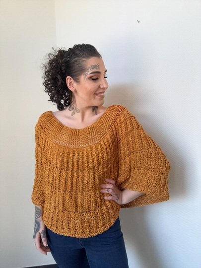 Häkelanleitung Poncho "GODDESS OF SUNSET"