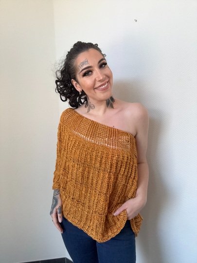 Häkelanleitung Poncho "GODDESS OF SUNSET"