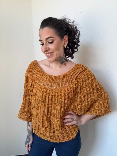 Häkelanleitung Poncho "GODDESS OF SUNSET"