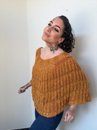 Häkelanleitung Poncho "GODDESS OF SUNSET"