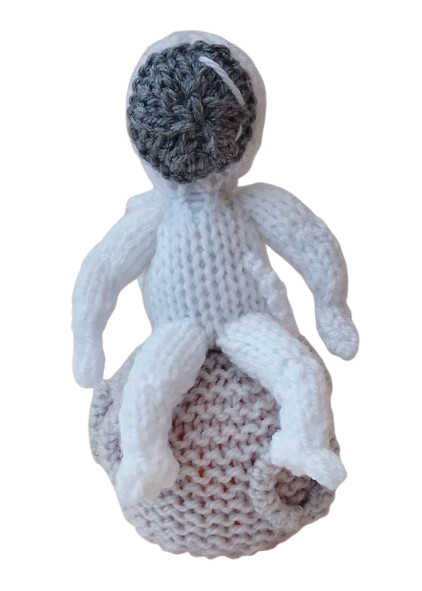 TeaCosyFolk's To the Moon Astronaut Chocolate Orange Cosy Knitting Pattern - Image 4