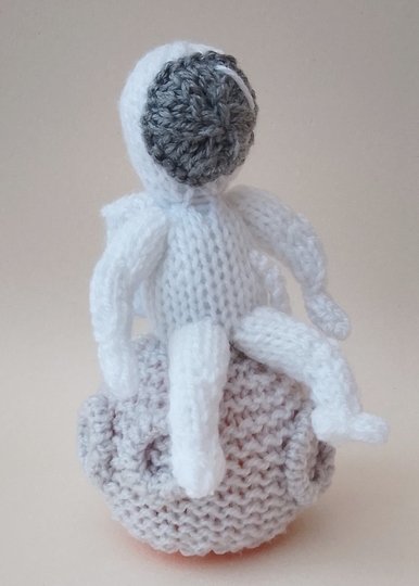 TeaCosyFolk's To the Moon Astronaut Chocolate Orange Cosy Knitting Pattern