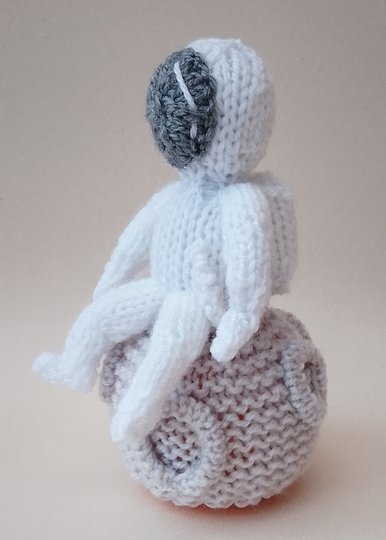 TeaCosyFolk's To the Moon Astronaut Chocolate Orange Cosy Knitting Pattern