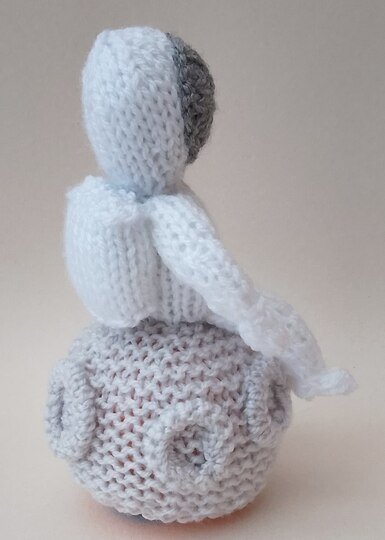 TeaCosyFolk's To the Moon Astronaut Chocolate Orange Cosy Knitting Pattern