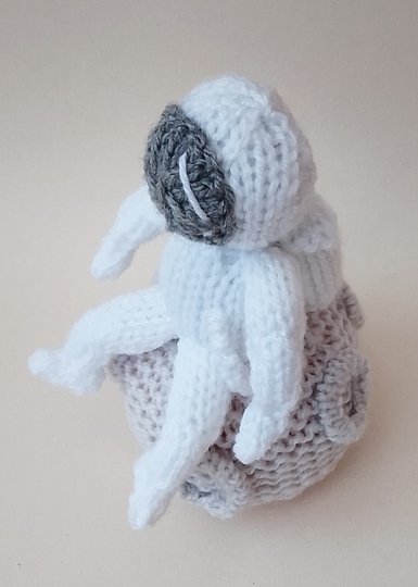 TeaCosyFolk's To the Moon Astronaut Chocolate Orange Cosy Knitting Pattern