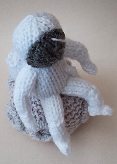 TeaCosyFolk's To the Moon Astronaut Chocolate Orange Cosy Knitting Pattern