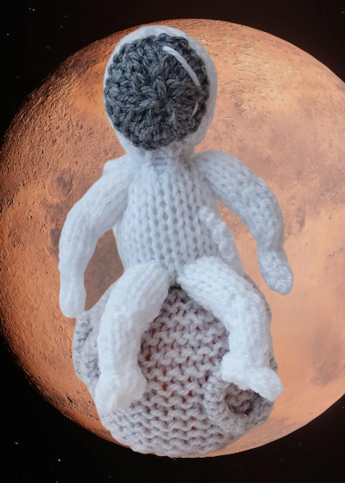 TeaCosyFolk's To the Moon Astronaut Chocolate Orange Cosy Knitting Pattern