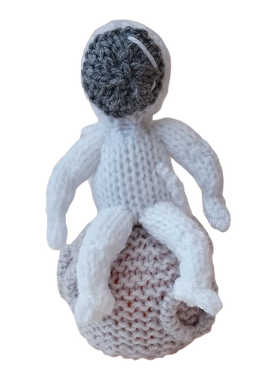 TeaCosyFolk's To the Moon Astronaut Chocolate Orange Cosy Knitting Pattern