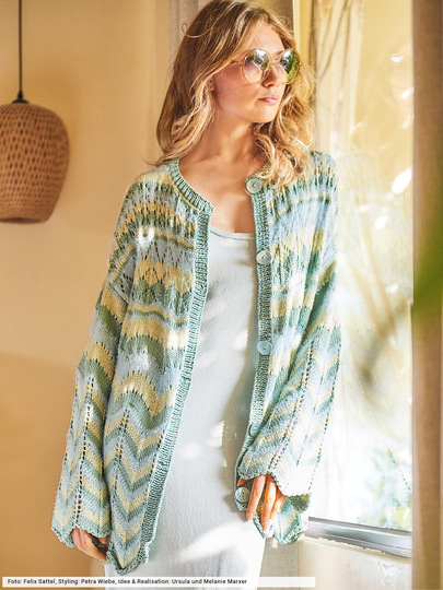 Jacke im Mustermix