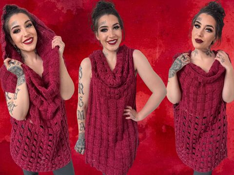 Häkelanleitung Wende-Kleid "RED RIDING HOOD"