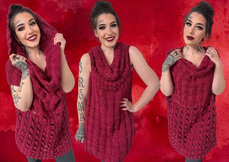 Häkelanleitung Wende-Kleid "RED RIDING HOOD"