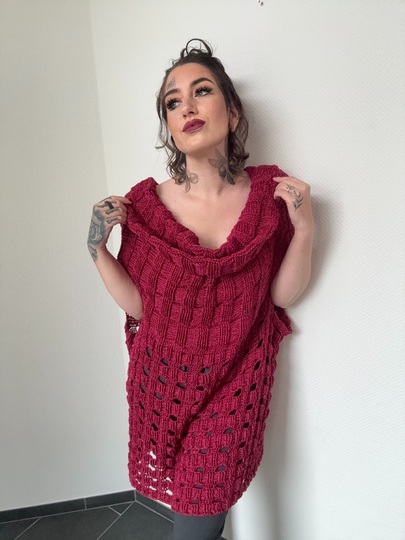 Häkelanleitung Wende-Kleid "RED RIDING HOOD"