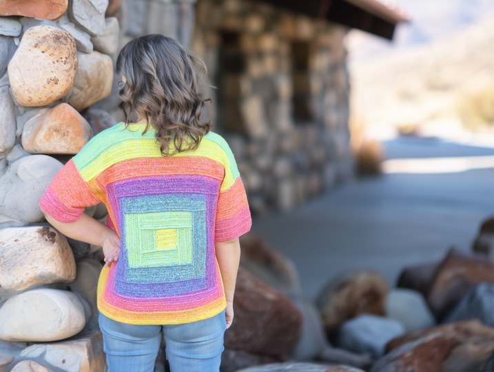 Frauhohmanns Häkelpullover "Quadrato"