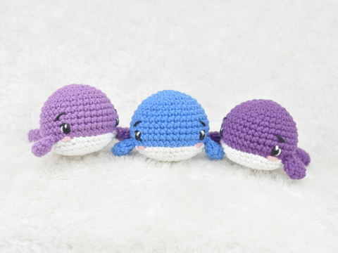 Crochet Pattern Cute Whale