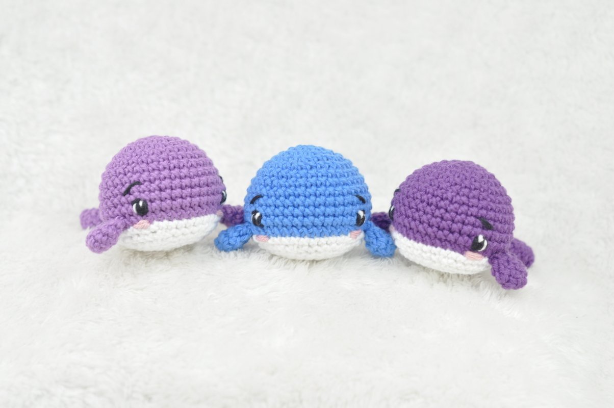 Crochet Pattern Cute Whale