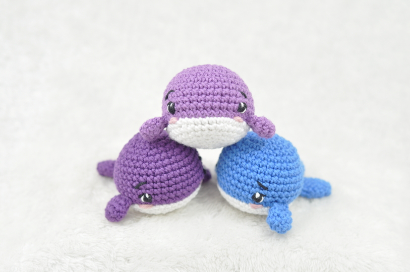 Crochet Pattern Cute Whale