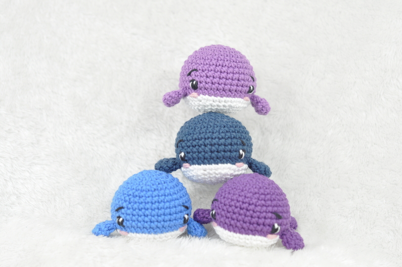 Crochet Pattern Cute Whale