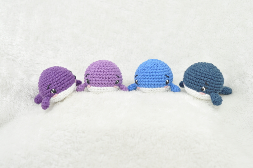 Crochet Pattern Cute Whale