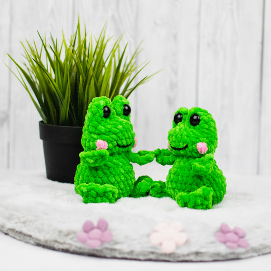 Häkelanleitung Frosch – süßes Kuscheltier als PDF Anleitung