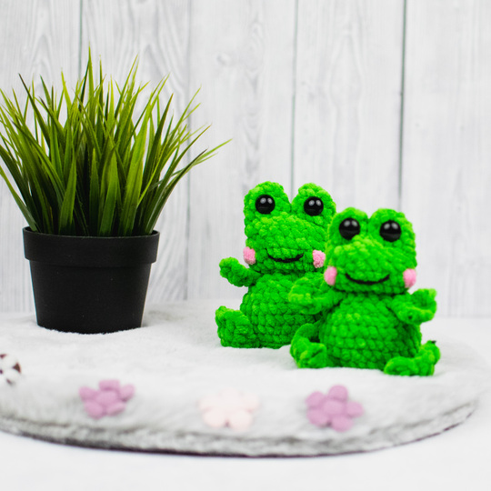 Häkelanleitung Frosch – süßes Kuscheltier als PDF Anleitung